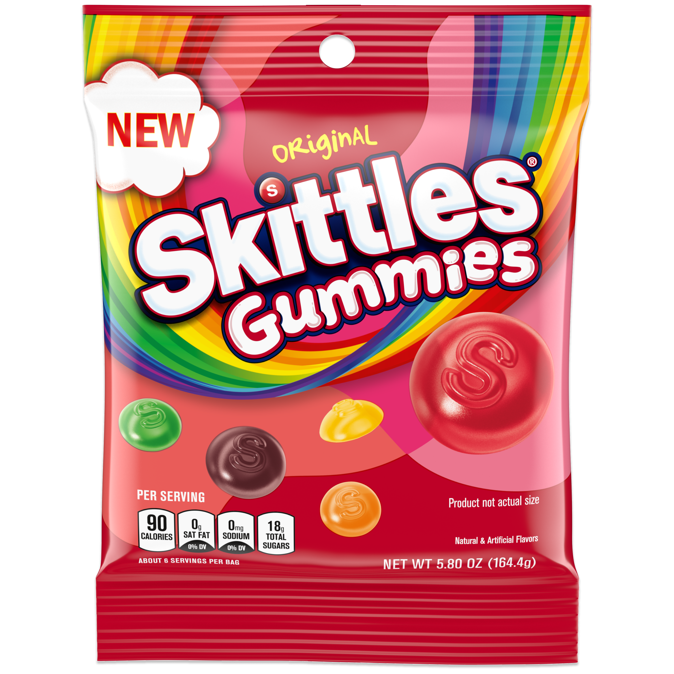 Skittles Gummies original flavor 5.8 oz bag