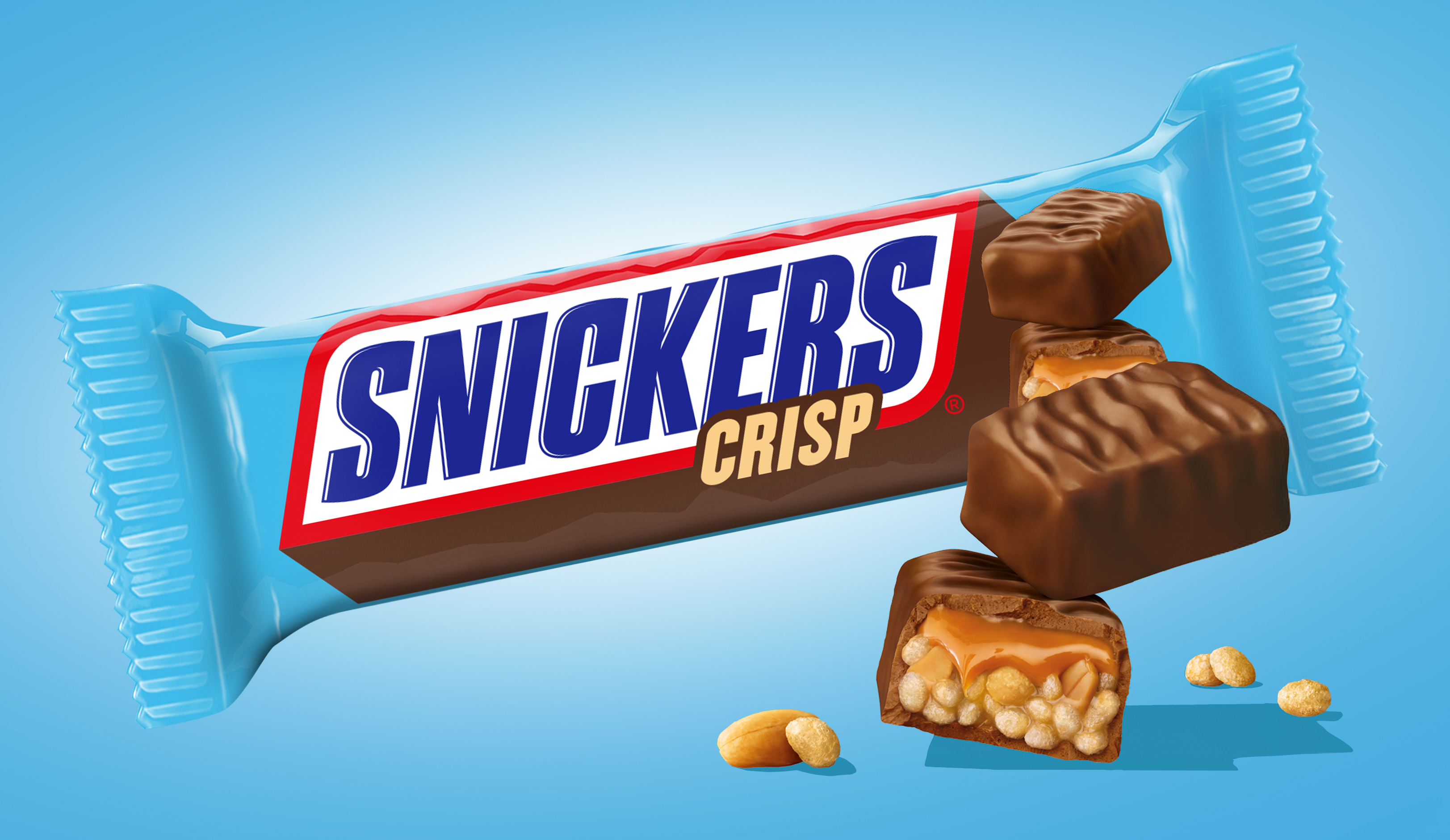 Snickers Crisp in pieces