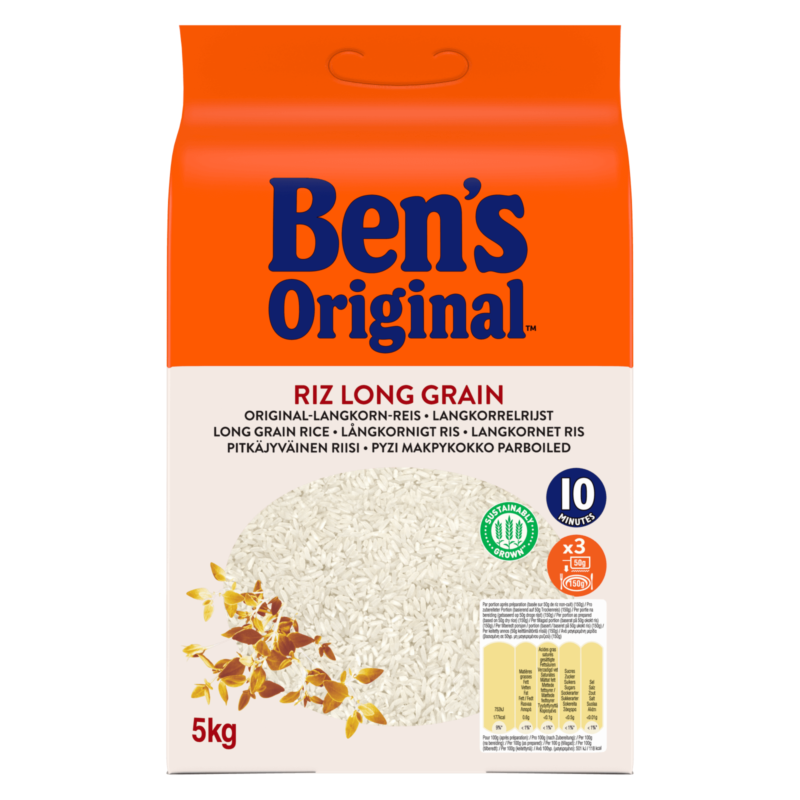 Riz long grain tradition 5 kg