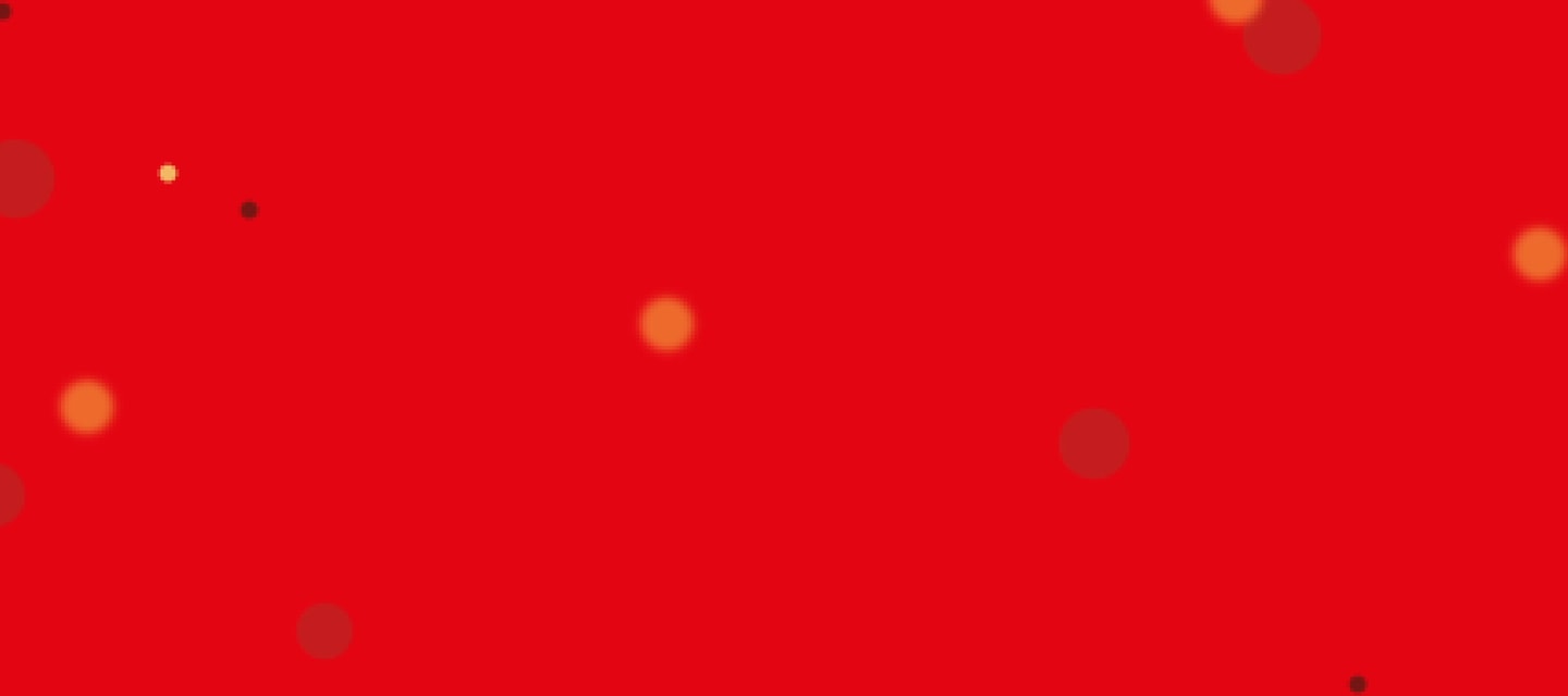 Red background with circle pattern