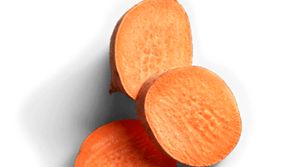 raw sweet potato